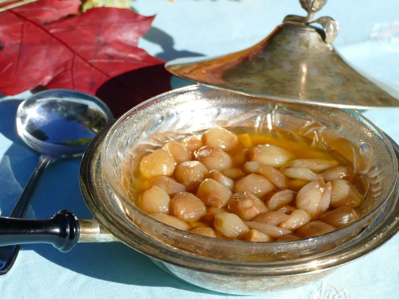 Cebollitas glaseadas