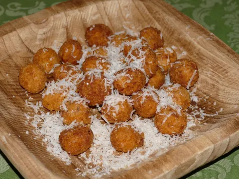 Mini croquetas carbonara