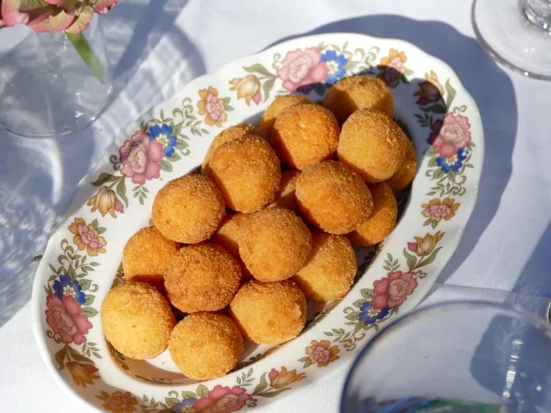 Mini croquetas de jamón