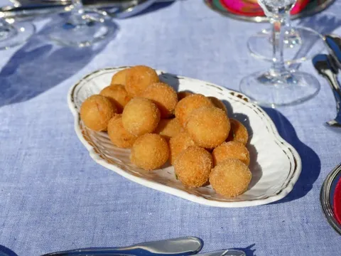 Mini croquetas de gambas al ajillo
