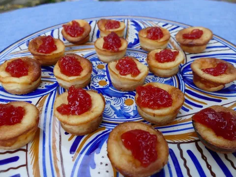 Mini tartas de queso
